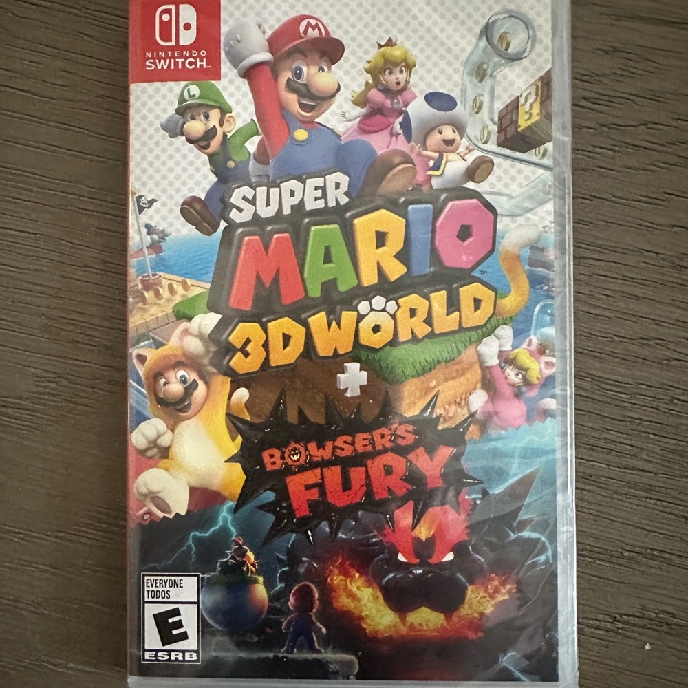 New Sealed Nintendo Super Mario 3D World Bowser’s Fury game for Nintendo Switch